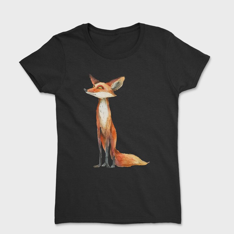 Fox Standing Wise, Tricou Femei