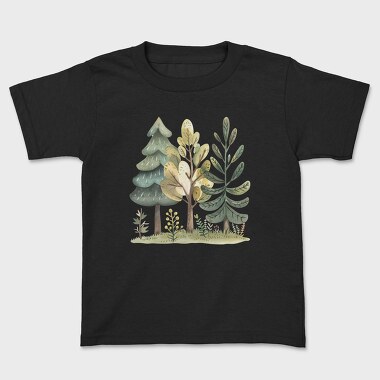 Forest Trees Moss, Tricou Copii