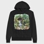 Forest Stream Ferns, Hanorac Oversize Barbati (Unisex)