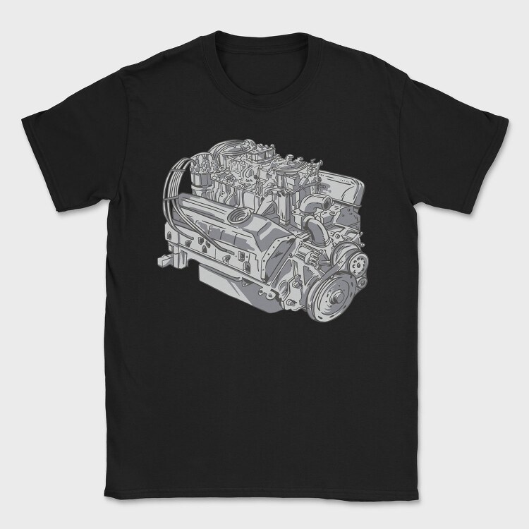 Engine, Tricou Barbati (Unisex)