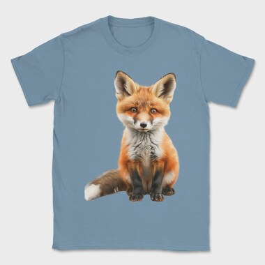 Fox Sitting Calm, Tricou Barbati (Unisex)