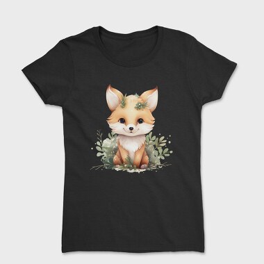 Fox Sweater Ear Flaps, Tricou Femei