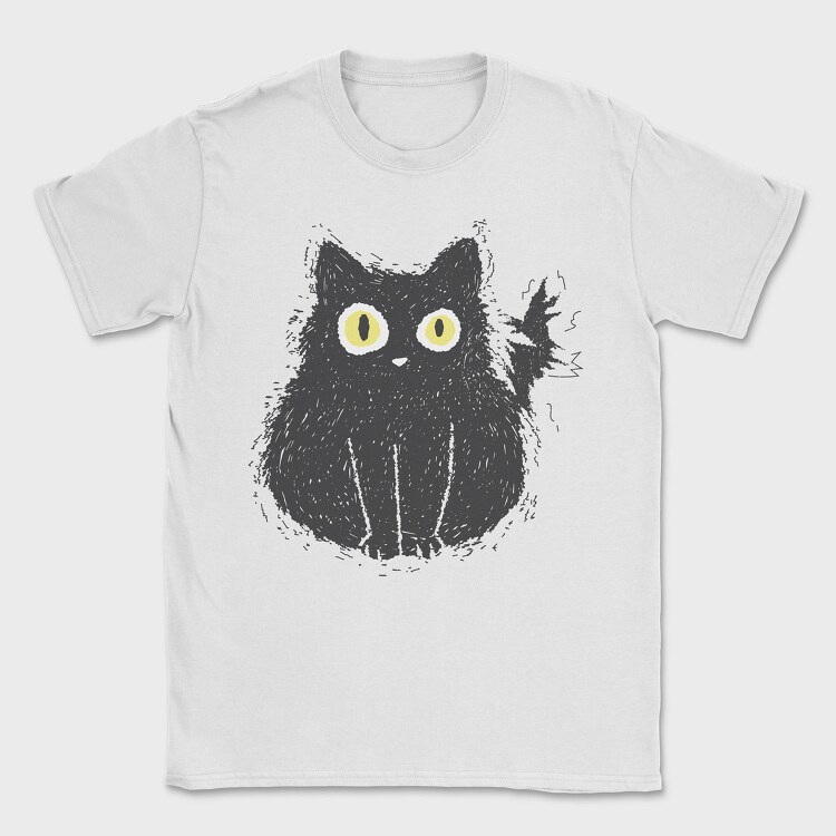 Electrocuted Cat, Tricou Barbati (Unisex)