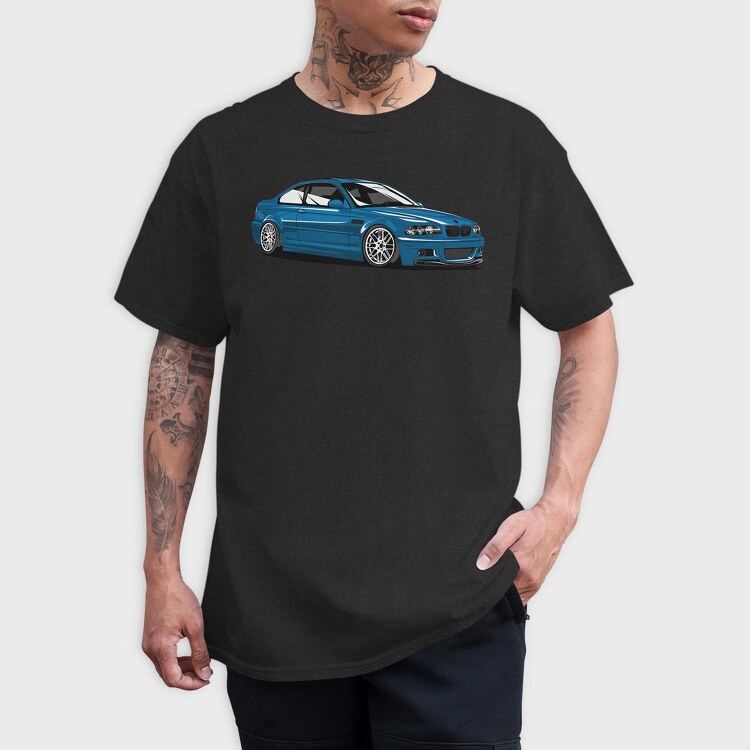 Bmw E46 M3, Tricou Barbati (Unisex)