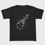Electric Guitar Formed by Notes and Signs, Tricou Copii