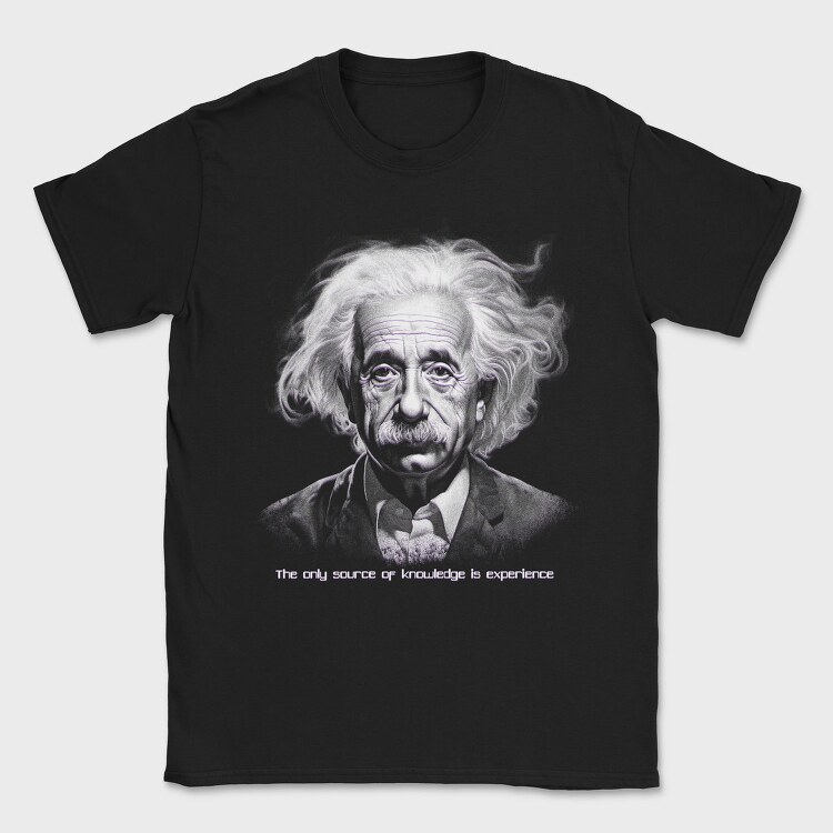 Einstein Phrase, Tricou Barbati (Unisex)