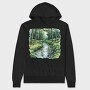 Forest Stream Garden, Hanorac Oversize Barbati (Unisex)