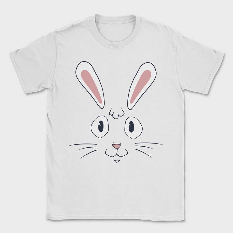 Easter Rabbit Face, Tricou Barbati (Unisex)