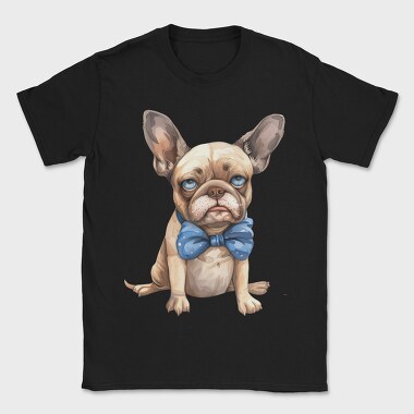 French Bulldog Bowtie, Tricou Barbati (Unisex)