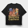 Dungeons and Capybaras, Tricou Oversize Barbati (Unisex)