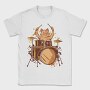 Drummer Cat, Tricou Barbati (Unisex)