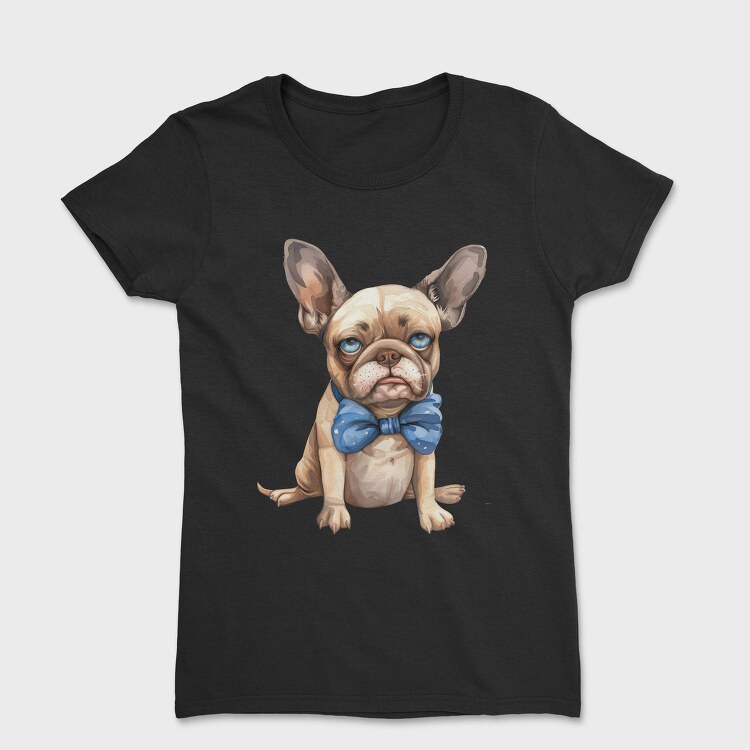 French Bulldog Bowtie, Tricou Femei
