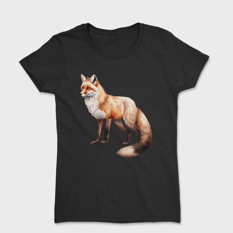 Fox Sitting Pose, Tricou Femei