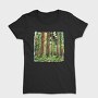 Forest Trees Silhouettes, Tricou Femei