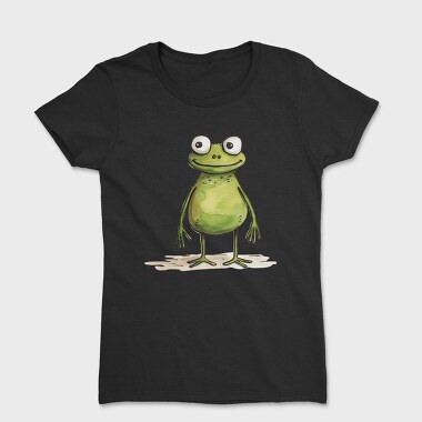 Frog Smiling Face, Tricou Femei
