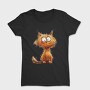 Funny Quirky Cat Sublimation 96261272, Tricou Femei