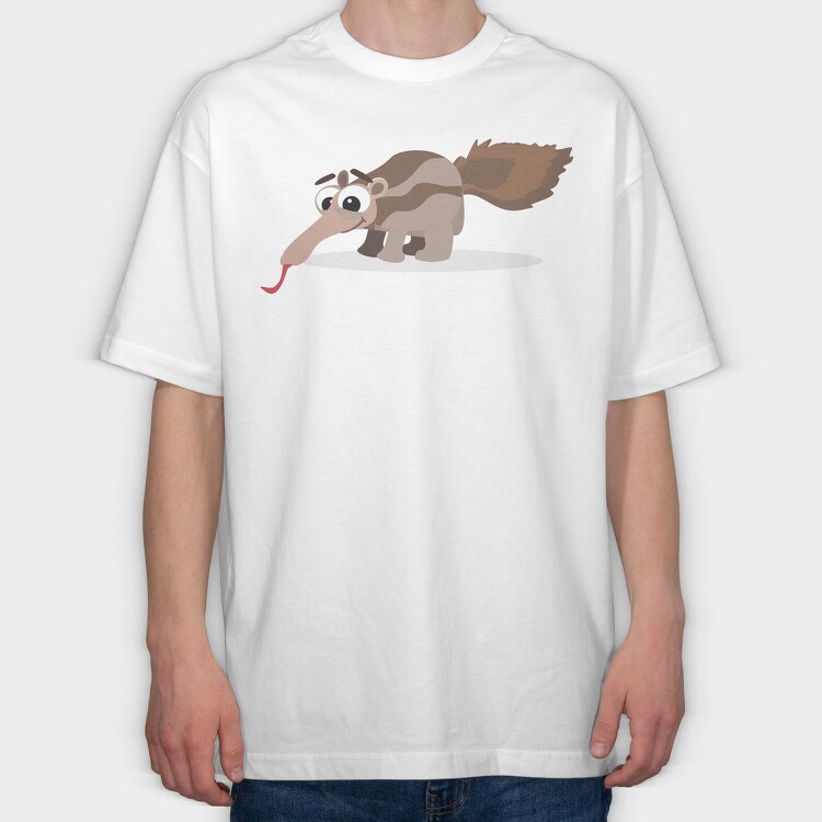 Ant Eater Buddy, Tricou Oversize Barbati (Unisex)