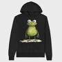 Frog Smiling Face, Hanorac Oversize Barbati (Unisex)
