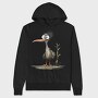 Funny Kiwi Clipart, Hanorac Oversize Barbati (Unisex)