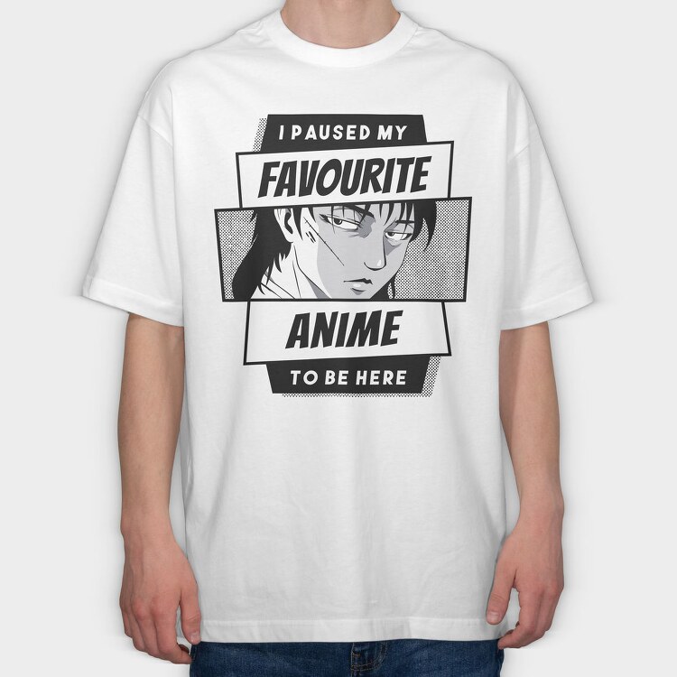 Anime Hobby, Tricou Oversize Barbati (Unisex)