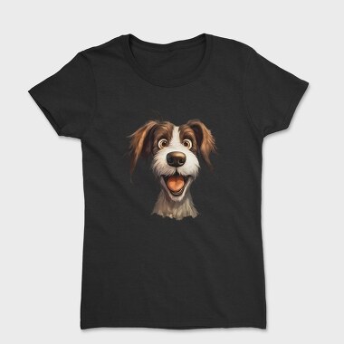 Funny Dog Clipart, Tricou Femei