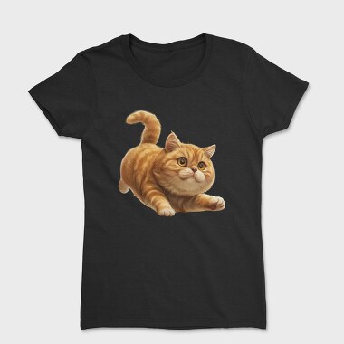 Funny Quirky Cat, Tricou Femei