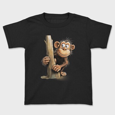 Funny Monkey Clipart, Tricou Copii