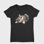 Fuzzy Feline Grin, Tricou Femei