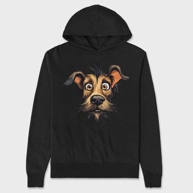 Funny Dog Face, Hanorac Oversize Barbati (Unisex)