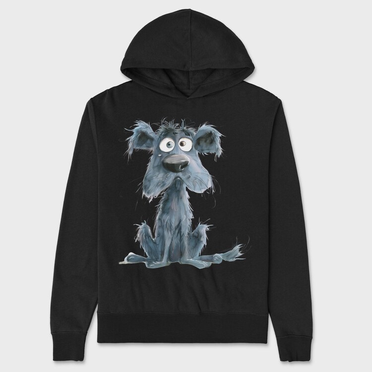 Frustrated Furry Friend, Hanorac Oversize Barbati (Unisex)