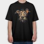 Funny Dog Face, Tricou Oversize Barbati (Unisex)