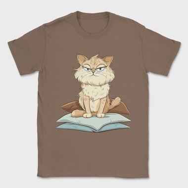 Fuming Feline Ponder, Tricou Barbati (Unisex)