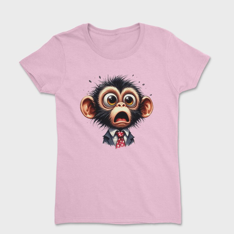 Funny Monkey Glasses, Tricou Femei