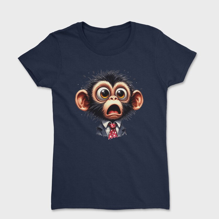 Funny Monkey Glasses, Tricou Femei