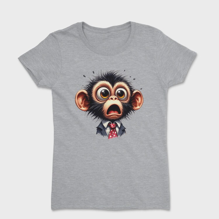 Funny Monkey Glasses, Tricou Femei