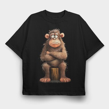 Fuzzy Monkey Club, Tricou Oversize Barbati (Unisex)