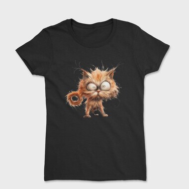Furry Monster Cat, Tricou Femei