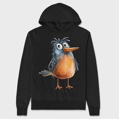 Funny Bird Clipart 20 Png 99369506, Hanorac Oversize Barbati (Unisex)