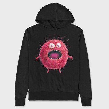Fuzzy Monster Scream, Hanorac Oversize Barbati (Unisex)