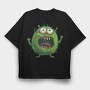 Furry Monster Eyes, Tricou Oversize Barbati (Unisex)
