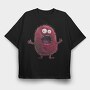 Furry Monster Face, Tricou Oversize Barbati (Unisex)