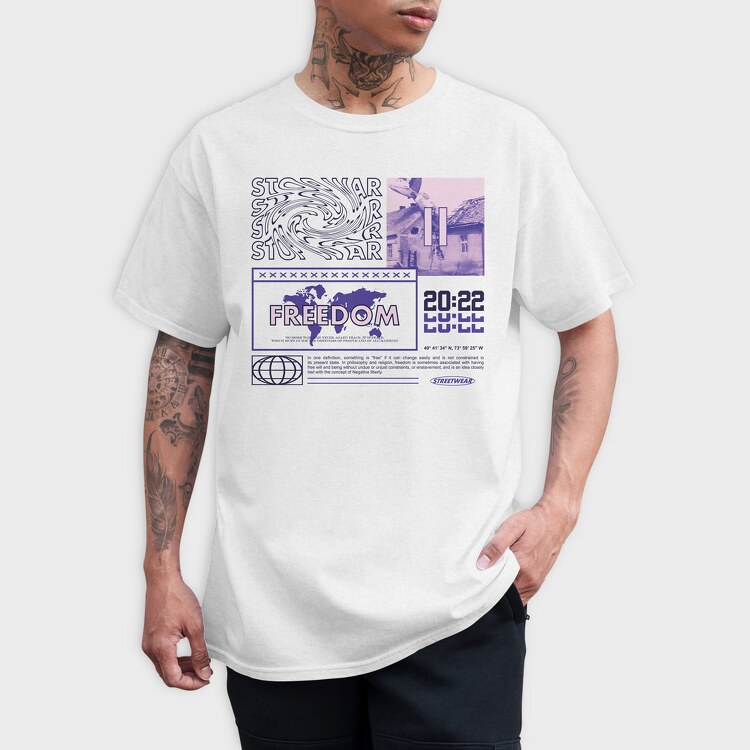 Freedom 1, Tricou Barbati (Unisex)