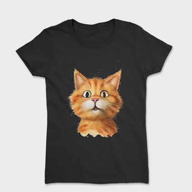 Funny Cat Face, Tricou Femei