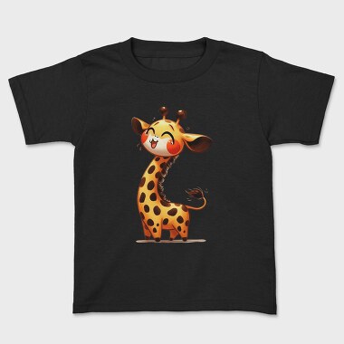Funny Giraffe Smile, Tricou Copii