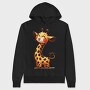 Funny Giraffe Smile, Hanorac Oversize Barbati (Unisex)