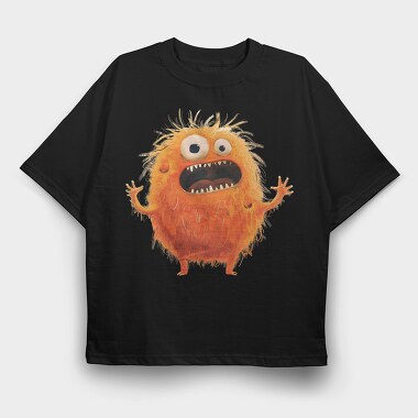Furry Monster Roar, Tricou Oversize Barbati (Unisex)