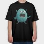 Funny Monster Roar, Tricou Oversize Barbati (Unisex)