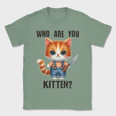 Funny Cat Knife, Tricou Barbati (Unisex)