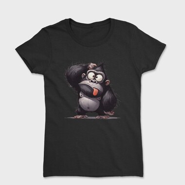 Funny Gorilla Face, Tricou Femei