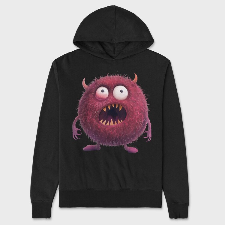 Funny Monster Scream, Hanorac Oversize Barbati (Unisex)